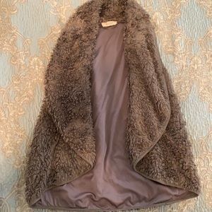 Brown Sherpa Vest